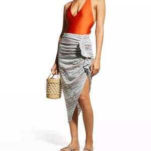 Veronica Beard Hazel Ruched skirt